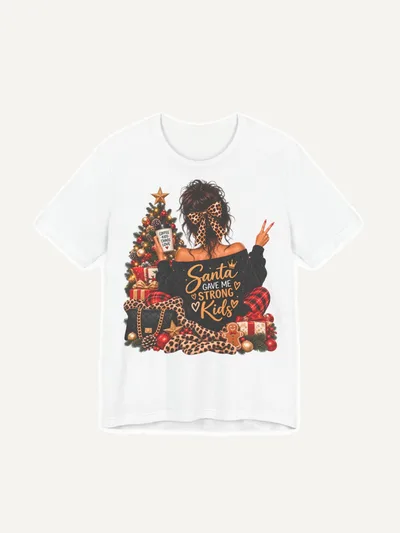 Santa gave me strong Kids Shirt, T-Shirt