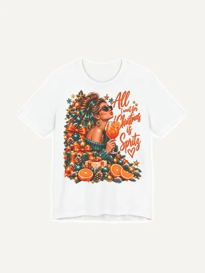 Shirt All I want for Christmas is Spritz, T-Shirt