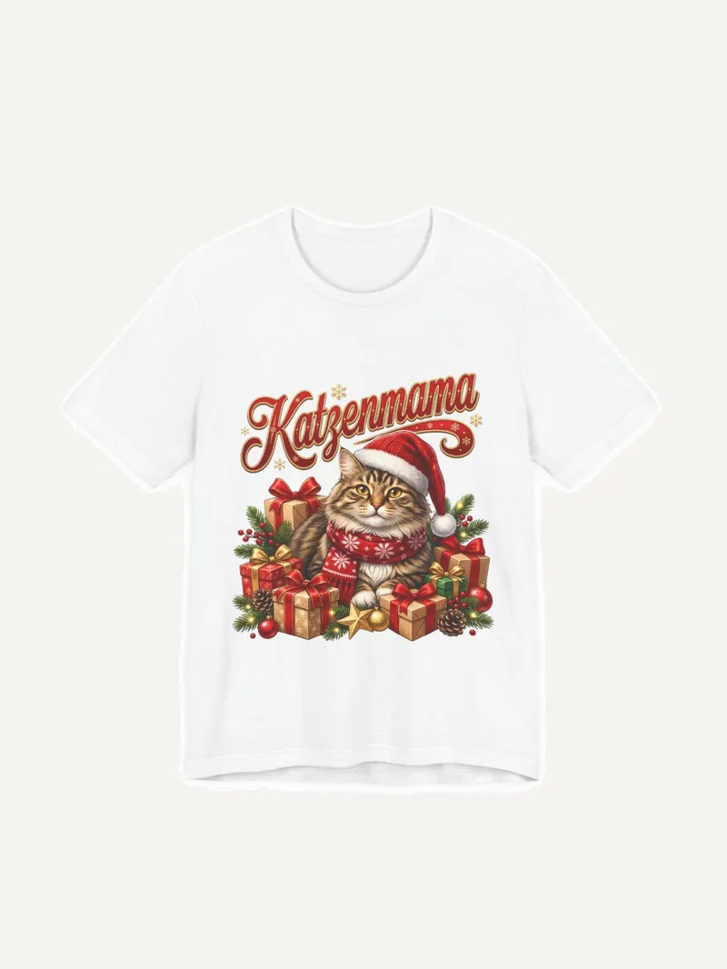 Katzenmama Weihnachtsshirt