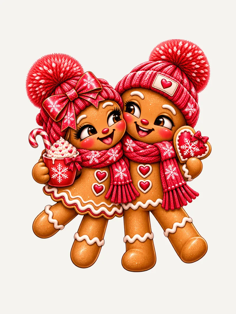Lebkuchen Pärchen Shirt mit verliebtem Blick