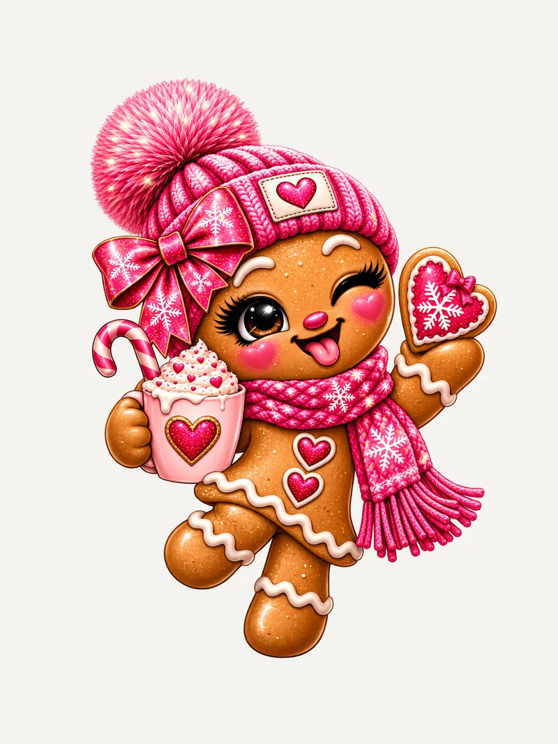Lebkuchen Mädchen Shirt Pink