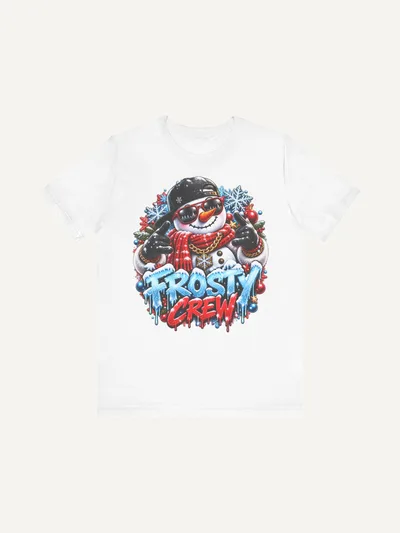 Frosty Crew Schneemann Shirt, T-Shirt