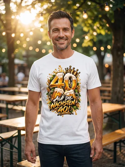 Shirt zum 40 Geburtstag Männer, T-Shirt