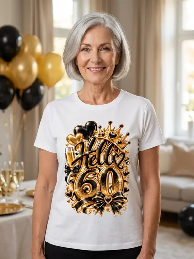 Hello 60 Geburtstagsshirt, T-Shirt